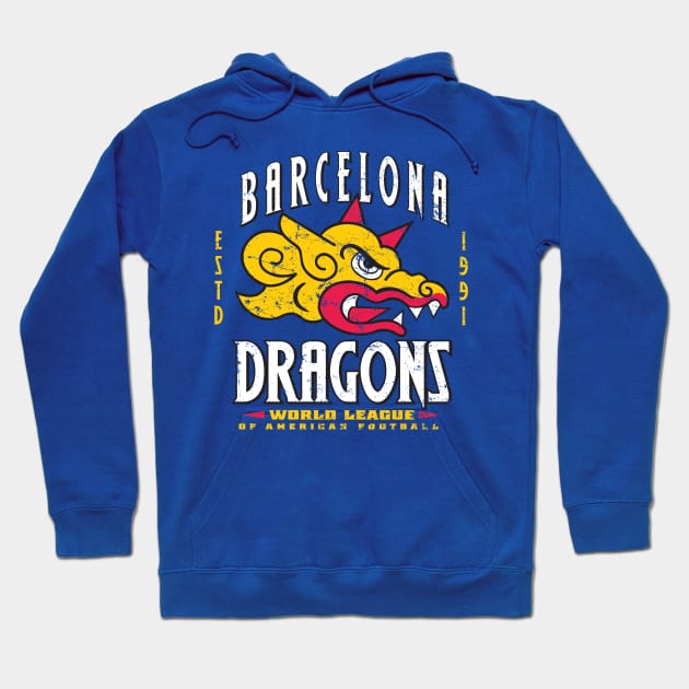 Barcelona Dragons Hoodie by MindsparkCreative